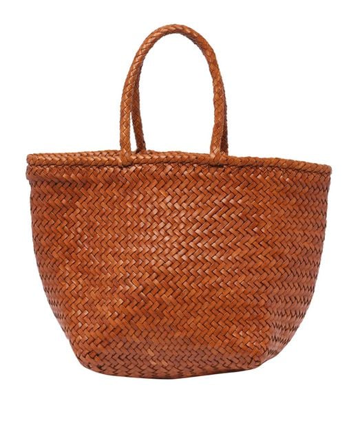 Dragon Diffusion Brown Grace Small Basket Bag
