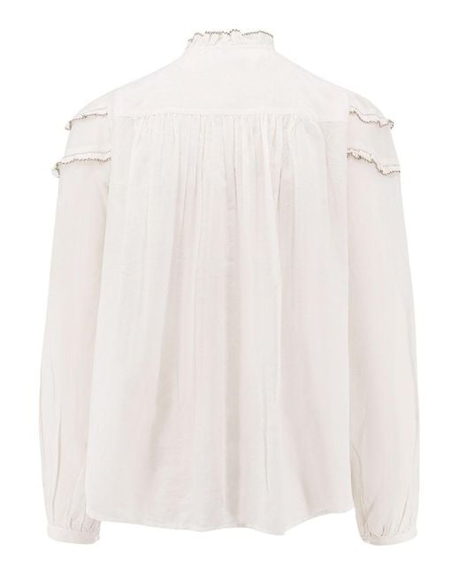 Isabel Marant White Christa Shirt