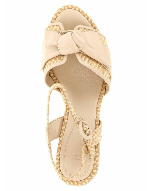 Alexandre Birman Metallic Maxi Clarita Sandals