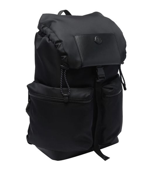Moncler Black Kenston Backpack for men