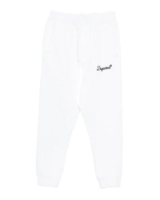DSquared² White Relax Dean Pants for men