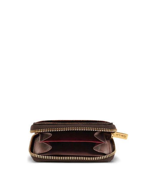 Etro Brown Portfolio Pegaso Small Marrone