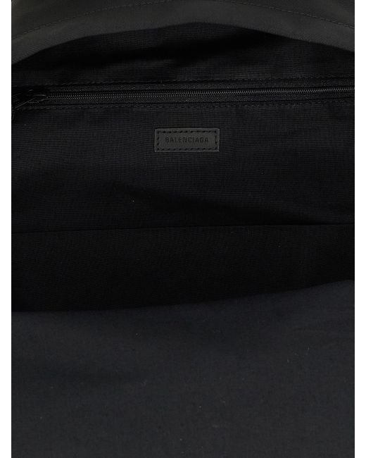 Balenciaga Black Explorer Backpack for men