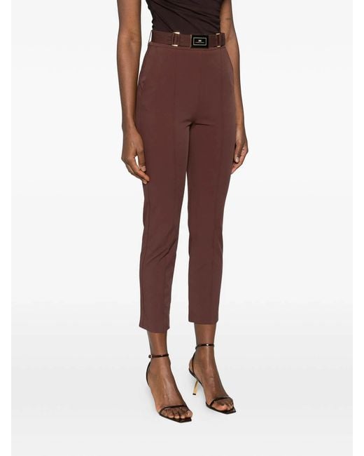 Elisabetta Franchi Purple Pants
