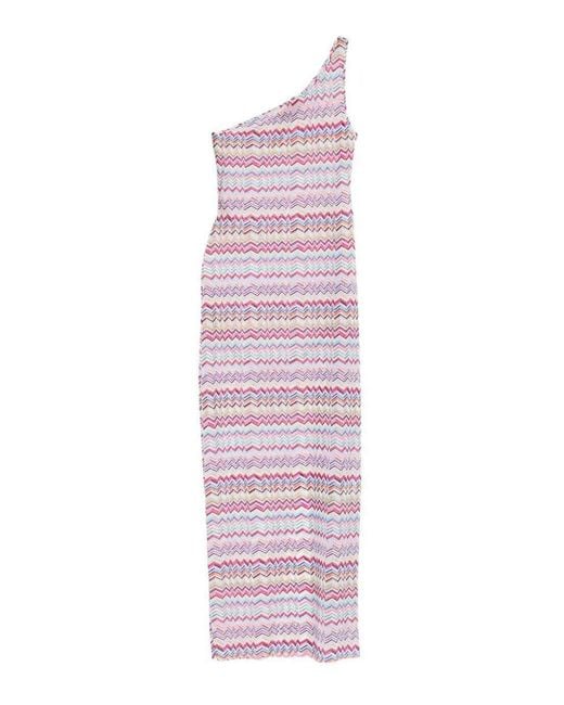 Missoni Purple Long Cover Up