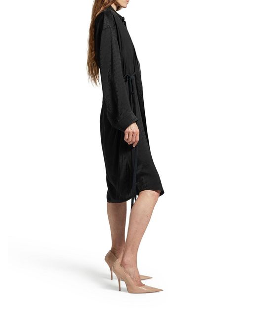 Balenciaga Blue Cocoon Wrap Dress