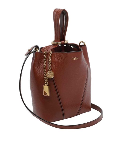Borsa A Tracolla E Spin di Chloé in Brown