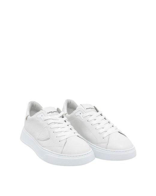 Philippe Model White Temple Sneakers for men