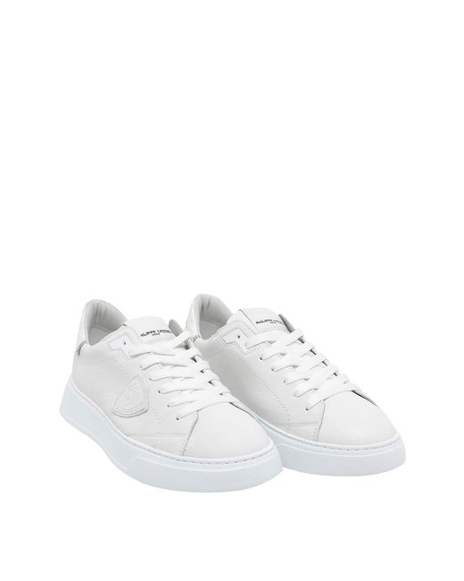 Philippe Model White Temple Sneakers for men