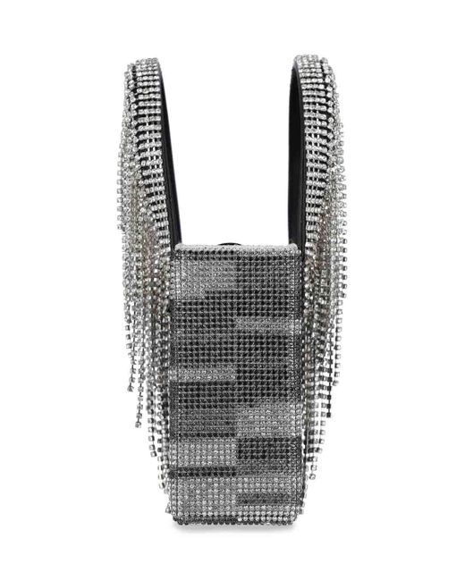 Kara Gray Crystal Handbag