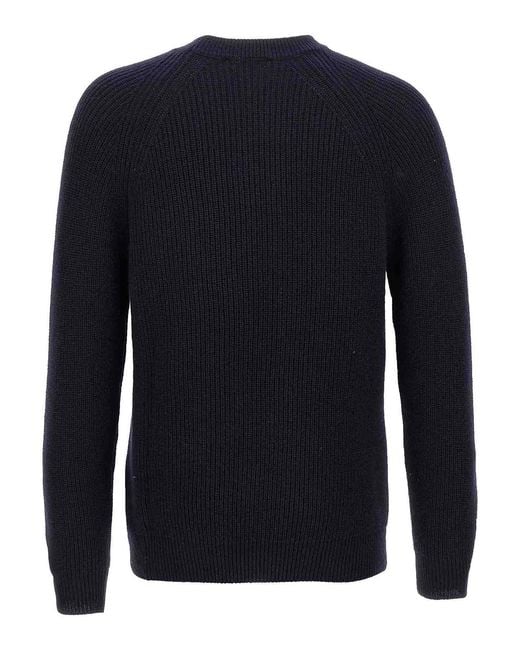 Zanone Blue Cashmere Sweater for men