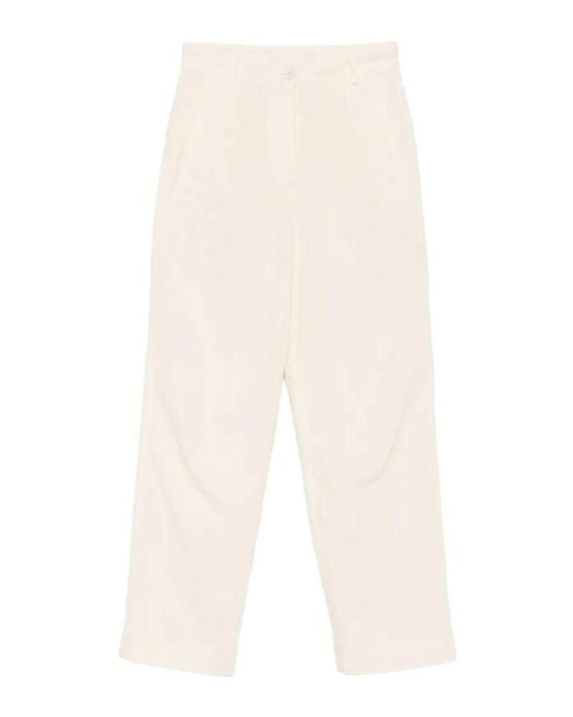 Dries Van Noten White Pants Ecr