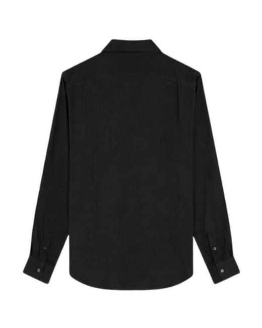 Vilebrequin Black Linen Shirt for men