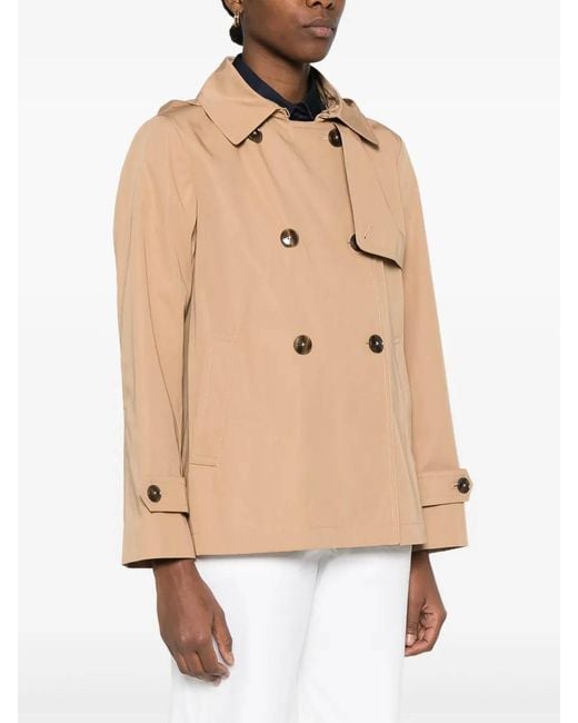 Herno Natural Short Raincoat