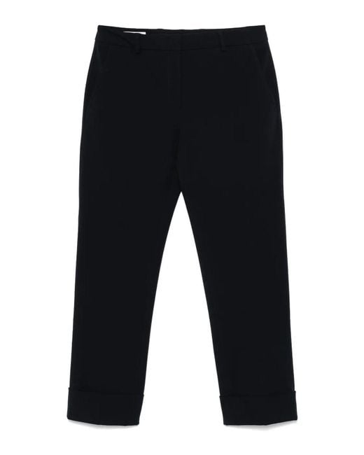 Incotex Blue Navet Cotton Blend Trousers