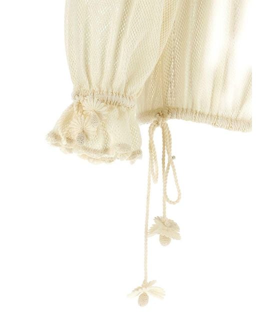 Isabel Marant Natural 'Dalyna' Blouse
