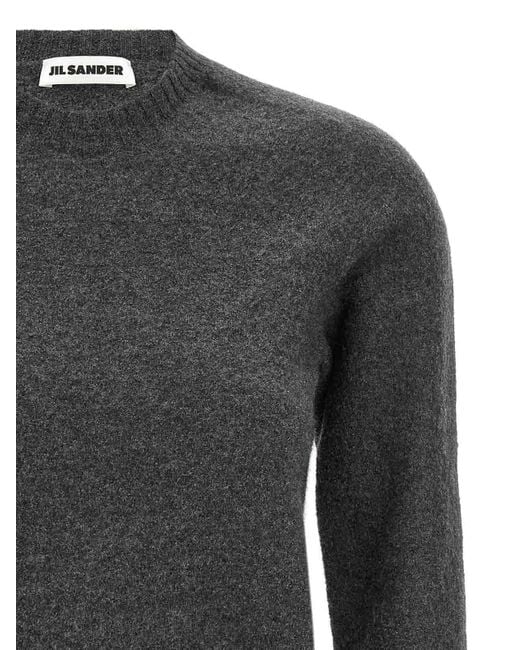 Jil Sander Gray Wool Sweater