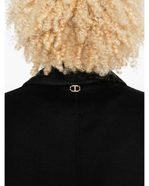 Twinset Black Coat