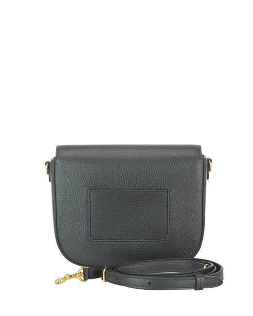 Mulberry Gray Darley Grain Leather Small Bag