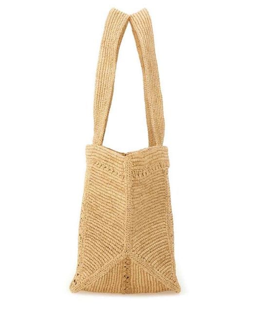 Patou Natural Large Trapeze Tote Bag