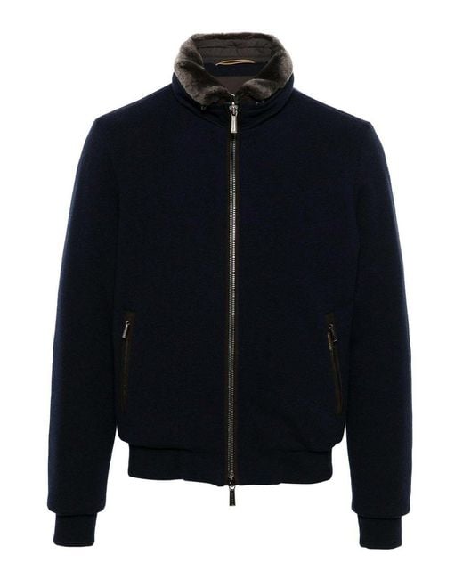 Moorer Blue 'Bellati' Padded Jacket for men