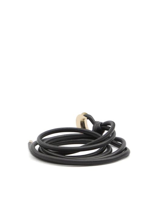 Golden Goose Deluxe Brand Black Belt New Tex Hook Tubolar