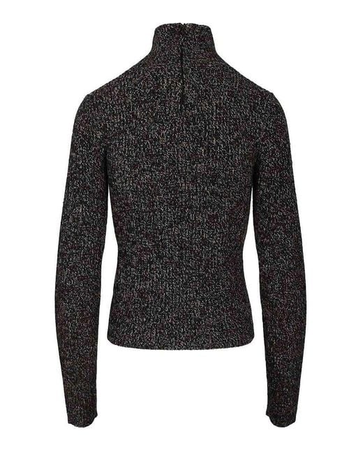 Max Mara Black Turtleneck Sweater