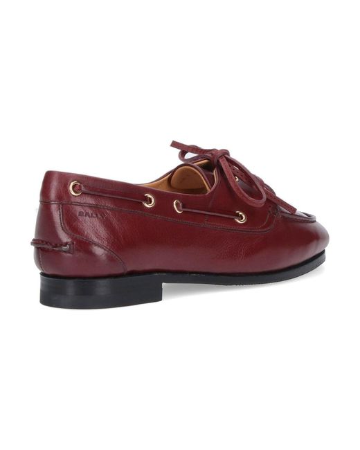 Bally Purple Moccasins