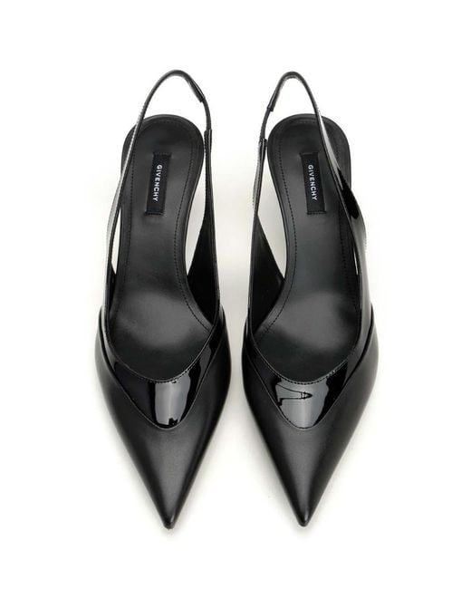 Givenchy Black Spiky Slingback