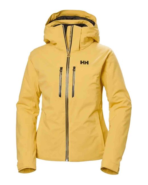 Helly Hansen Yellow Hansen Alphelia Lifaloft Ski Jacket