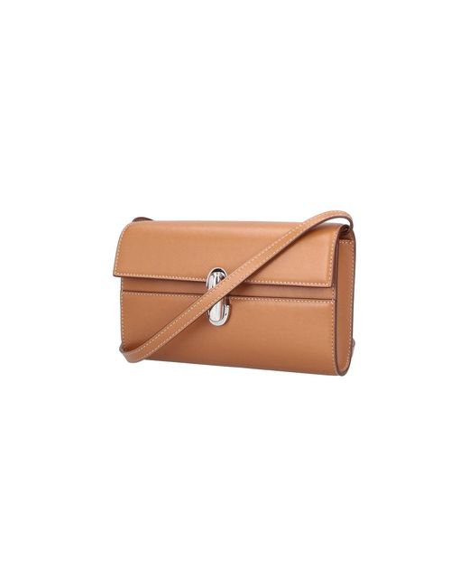 SAVETTE Orange Mini Symmetry Shoulder Bag