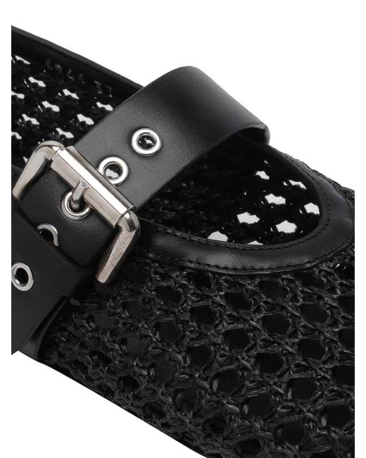 Premiata Black Rafia Mary Jane