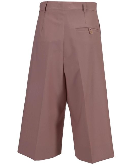 Stella McCartney Purple Canvas Tailoring Culotte
