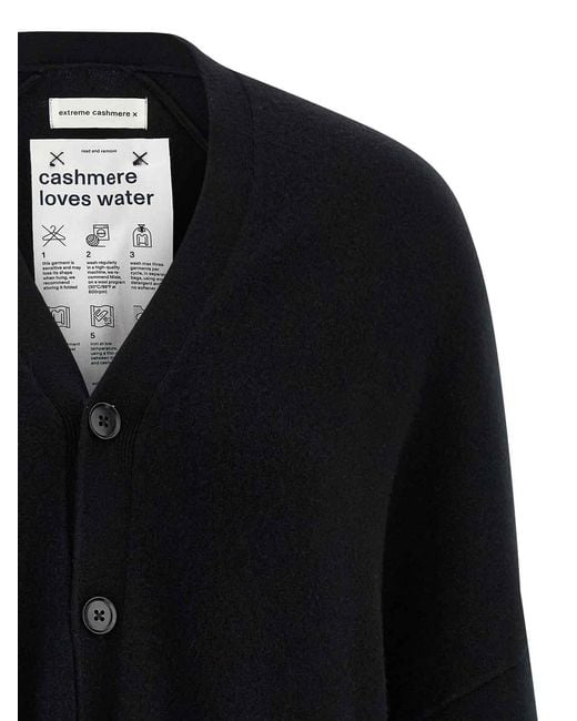 Extreme Cashmere Black N24 Tokio Cardigan