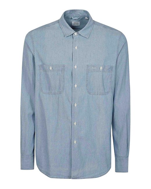 Aspesi Blue New C Shirt for men