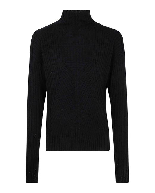 Rick Owens Black Tabard Sweater for men