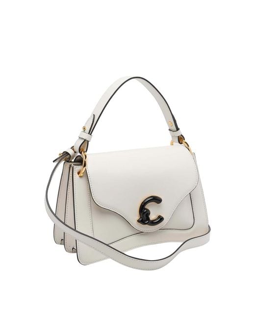 Coccinelle White C-Me Handbag