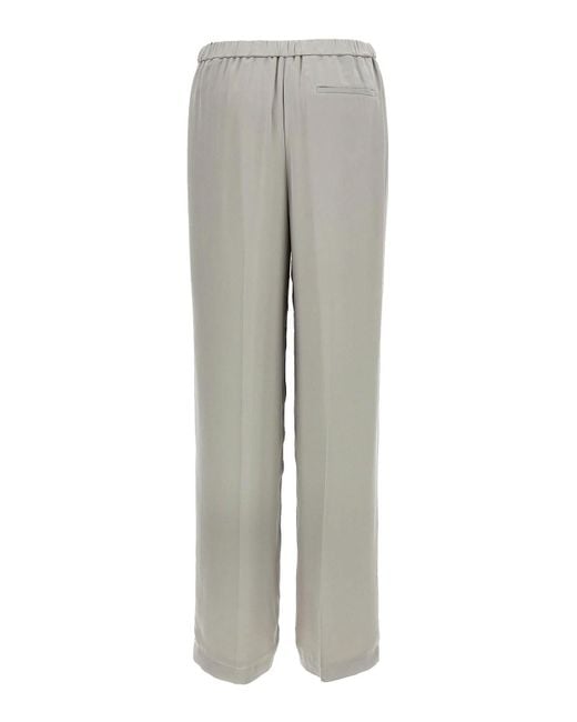 Theory Gray 'Wide Pull On' Pants