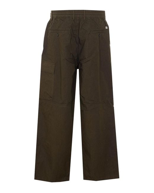 C P Company Green Micro-Reps Pants for men