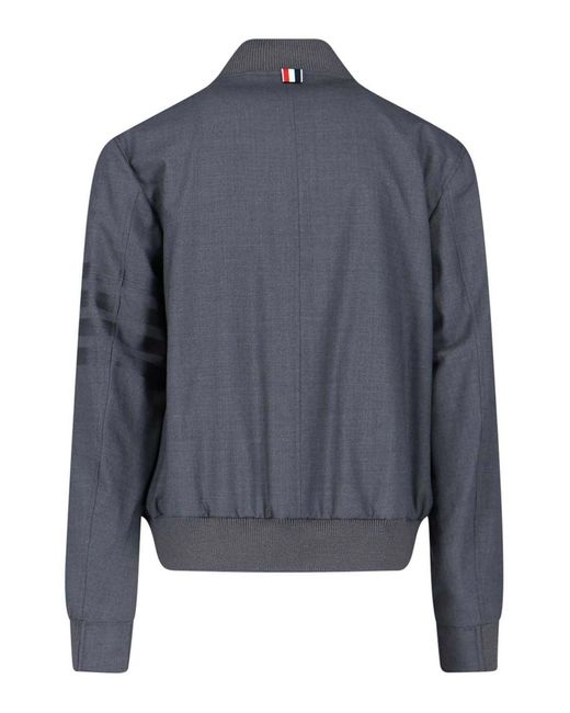 Thom Browne Blue Bomber for men