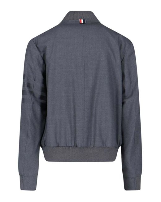 Thom Browne Blue Bomber for men