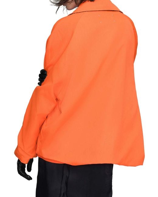 Maison Margiela Orange Reversible Sports Jacket