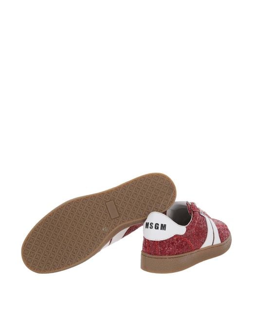 MSGM Pink Retro Trainers