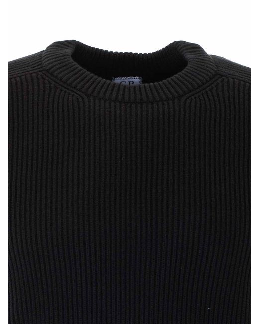 C P Company Blue Knitted Sweater for men