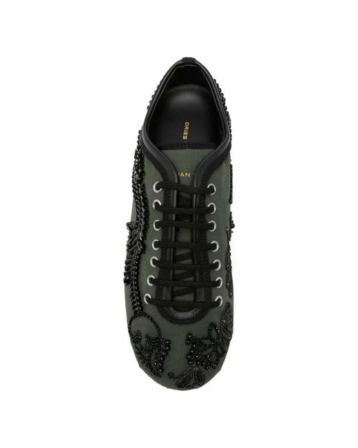 Dries Van Noten Black Sandals