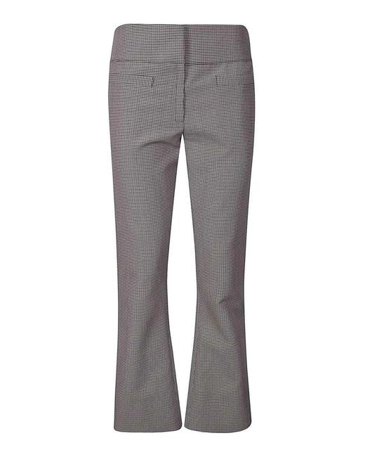 Courreges Gray Heritage Houndstooth Pants