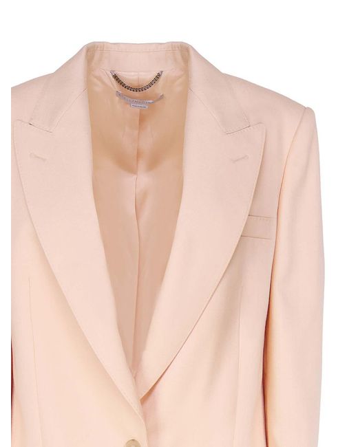 Stella McCartney Pink Single-Breasted Blazer