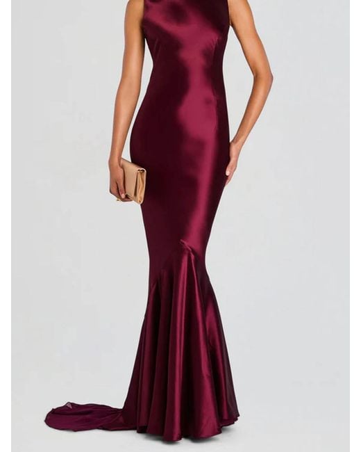 retroféte Purple Evening Dress