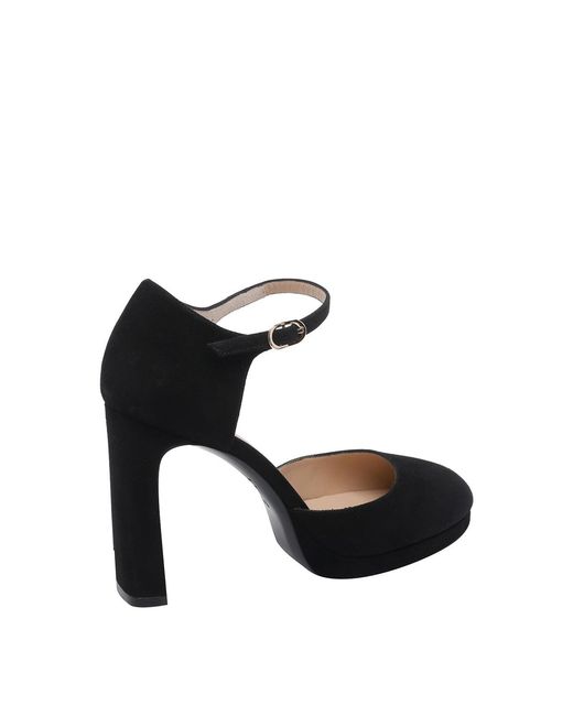 Stuart Weitzman Black Babette Pumps