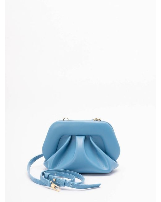 THEMOIRÈ Blue Bios Vegan Fabric Small Clutch Bag